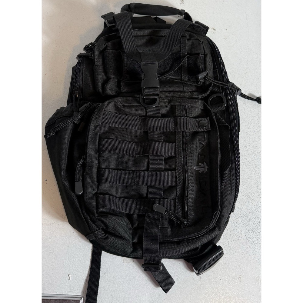 Allen Tactical Sling Bag Mens OS Black Shoulder Pack with Molle. Great Condition